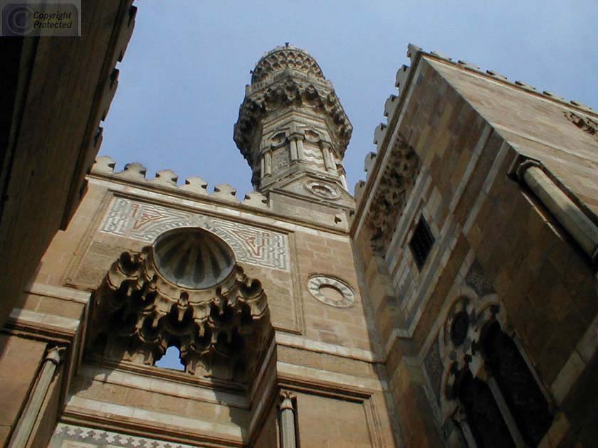 Minaret at Entrance of al Azhar Mosque